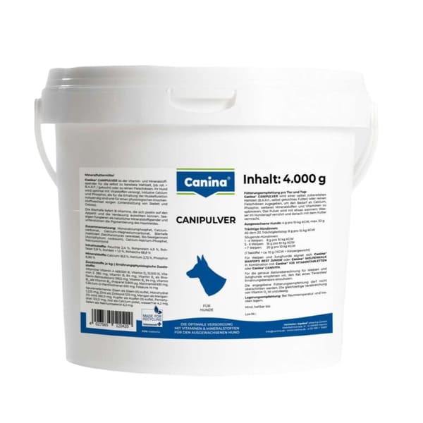 Canina Canipulver pulveris kauliem suņiem 4 kg
